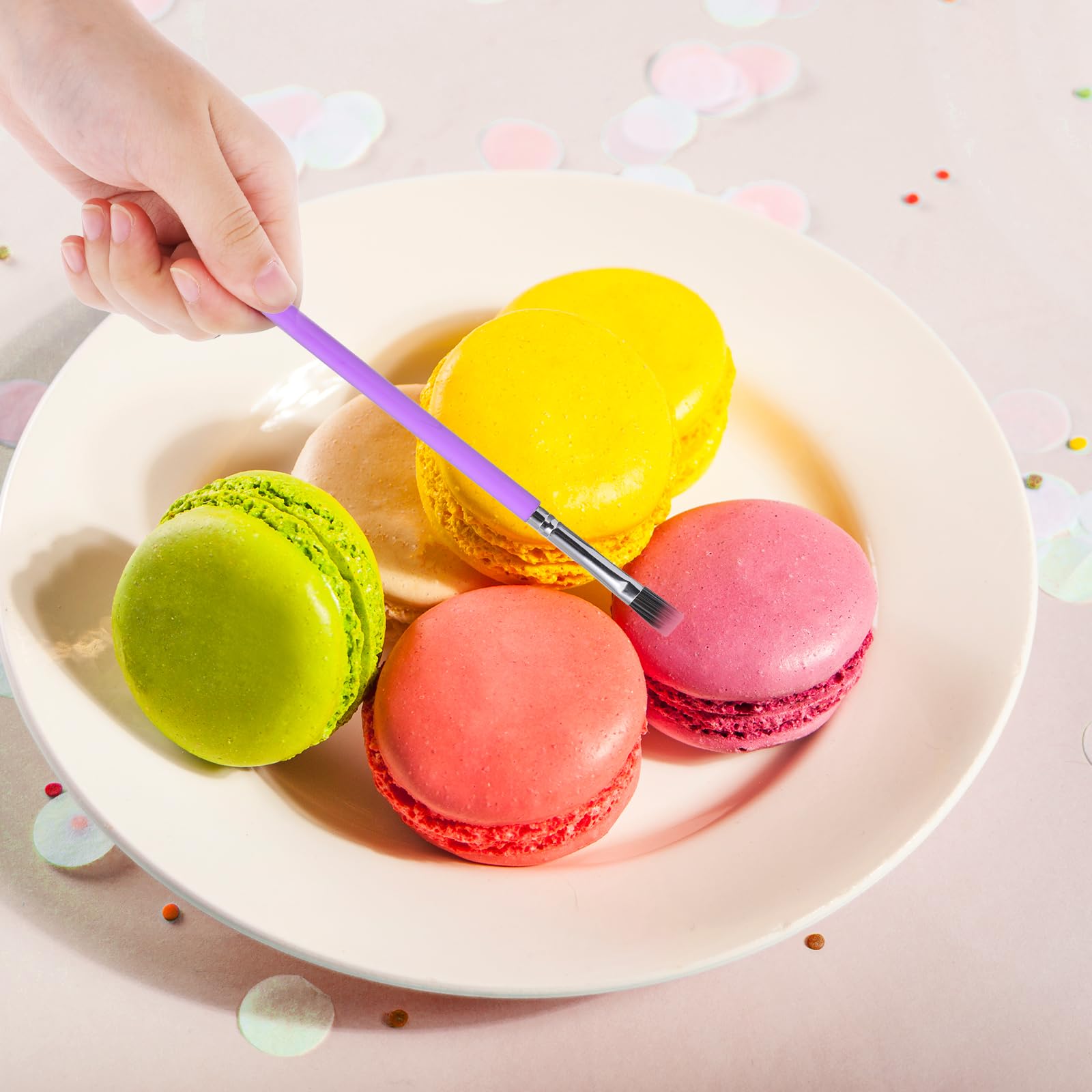 Cake Decorating Brush Set - 9 Pieces -5