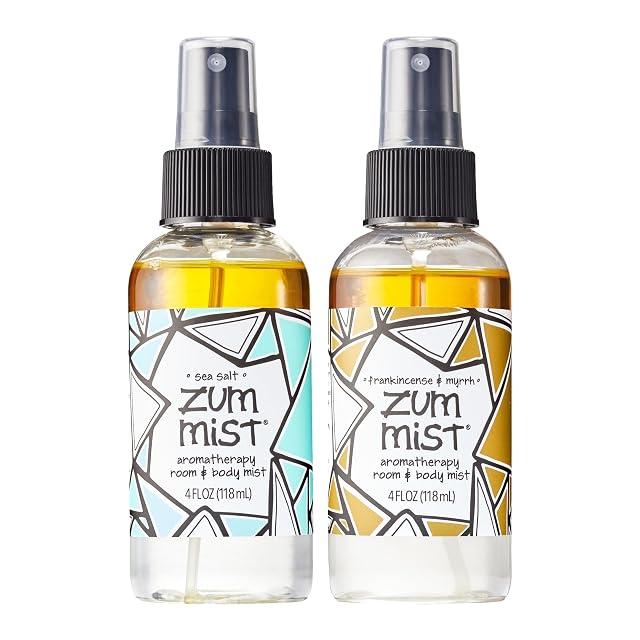 Indigo Wild Zum Mist Frankincense Myrrh and Sea Salt Mist Body Spray 4 fl oz each 2 Pack
