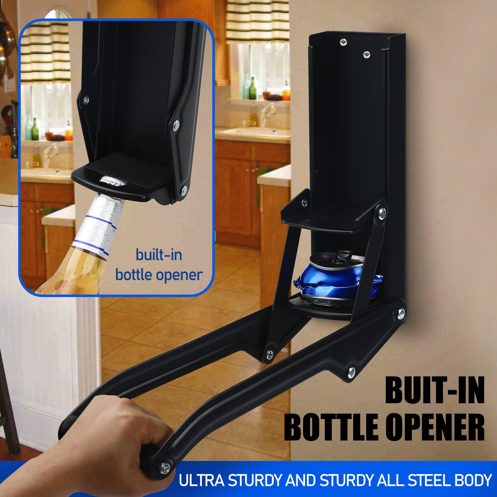 Snapklik.com : Ezyec Can Crusher For Recycling Wall Mounted - 16 Oz And