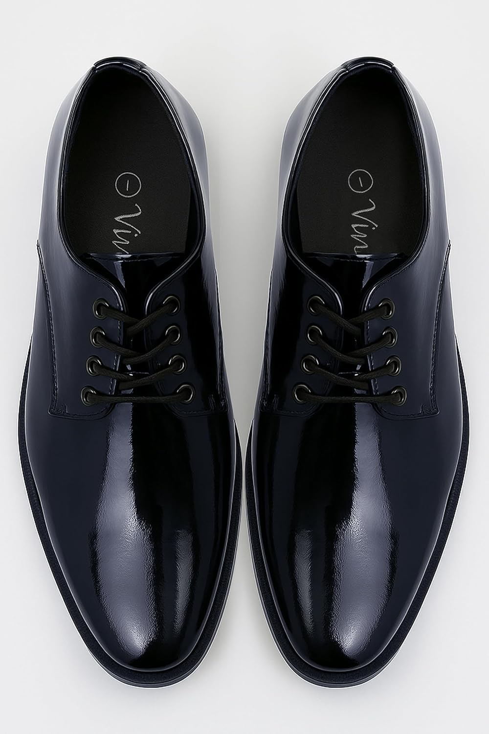 Boys Patent Leather Derby Shoes - Perfect for Weddings and Special Occasions