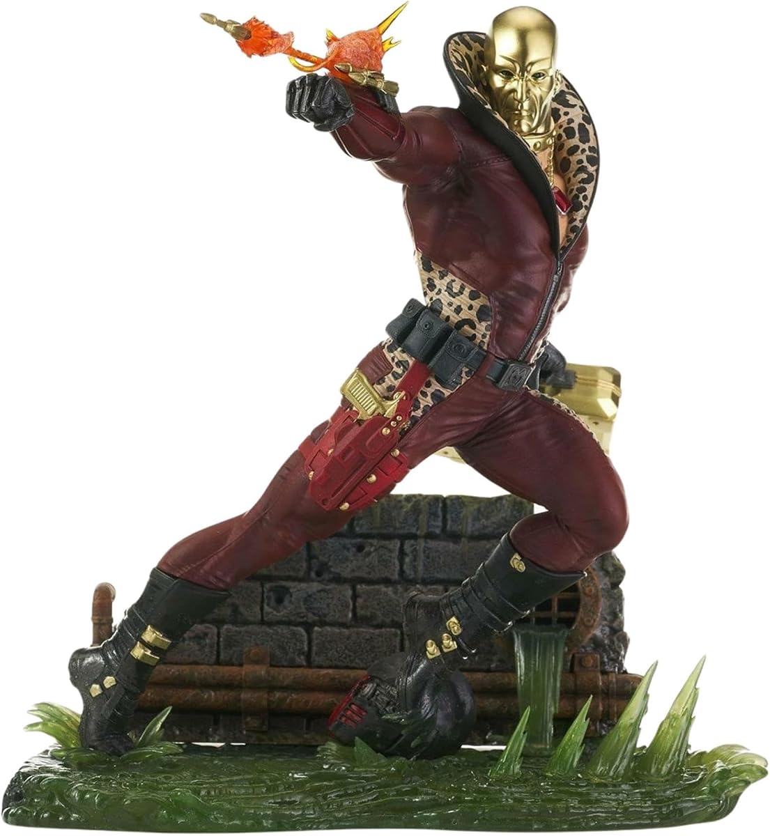 Galería GI Joe: Estatua de PVC Destro del director de ganancias, multicolor | SOLDADO AMERICANO. Figura de estatua de 10 pulgadas exclusiva de Joe Gallery - Destro Profit Director