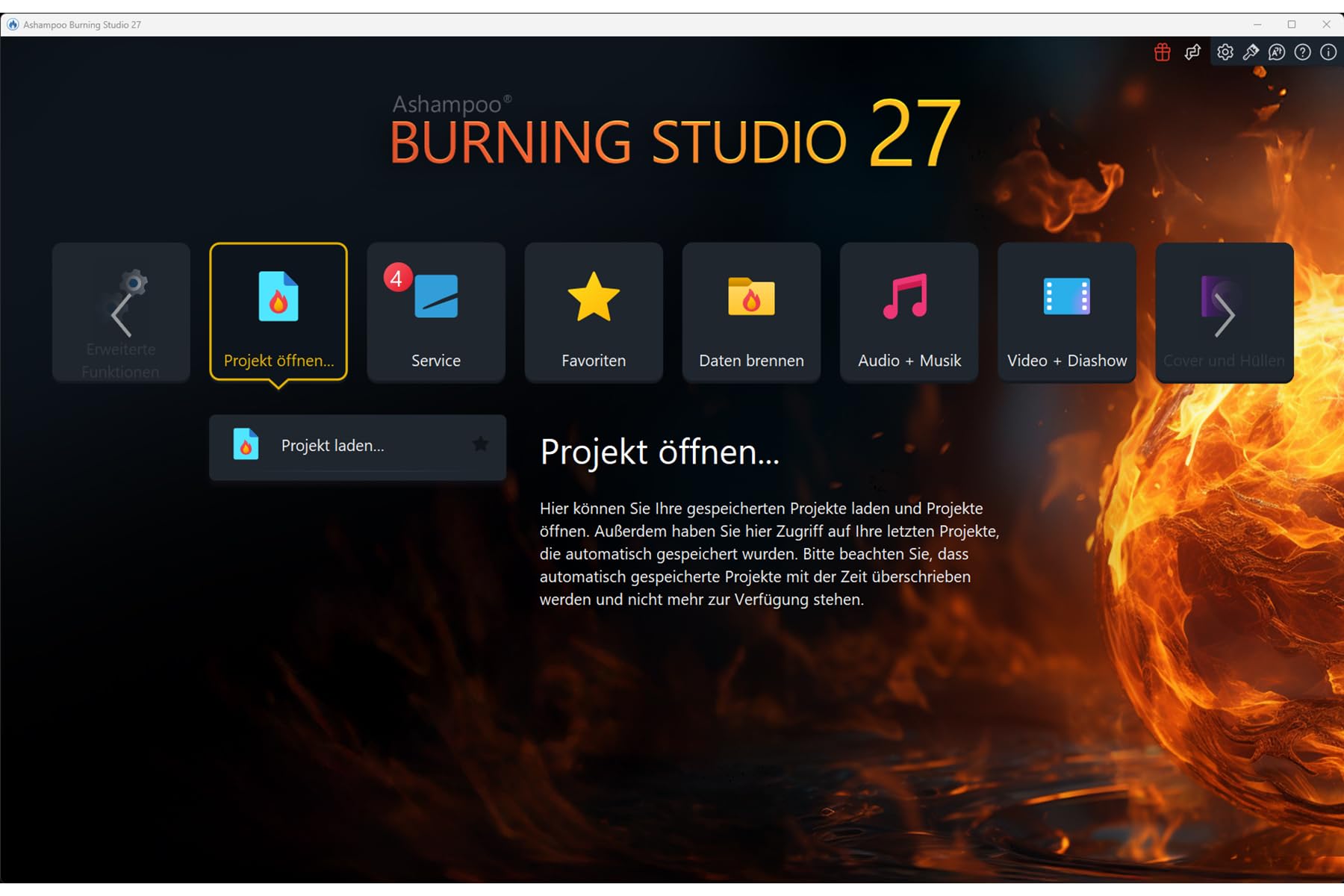 Burning Studio 27 - Professionelles Brennprogramm für CD, DVD & Blu-ray, Kopieren, Musik-Ripping (AAC/WAV), 4K H.265 Video, 1.800+ Autoradio-Profile, Datensicherung mit Kratzerschutz für Windows 11/10