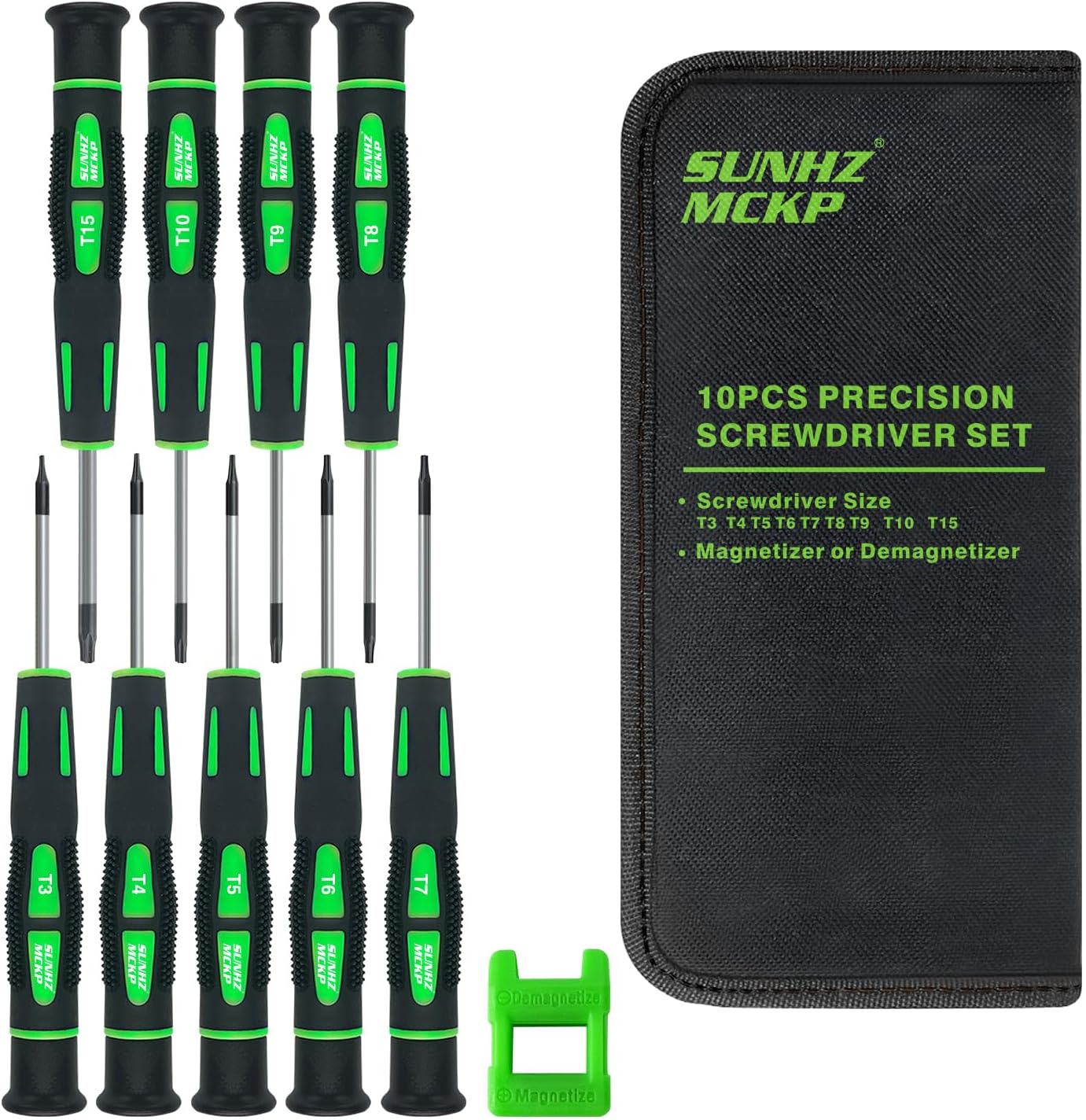 SUNHZMCKP 10Pcs Torx Screwdriver Set, Precision