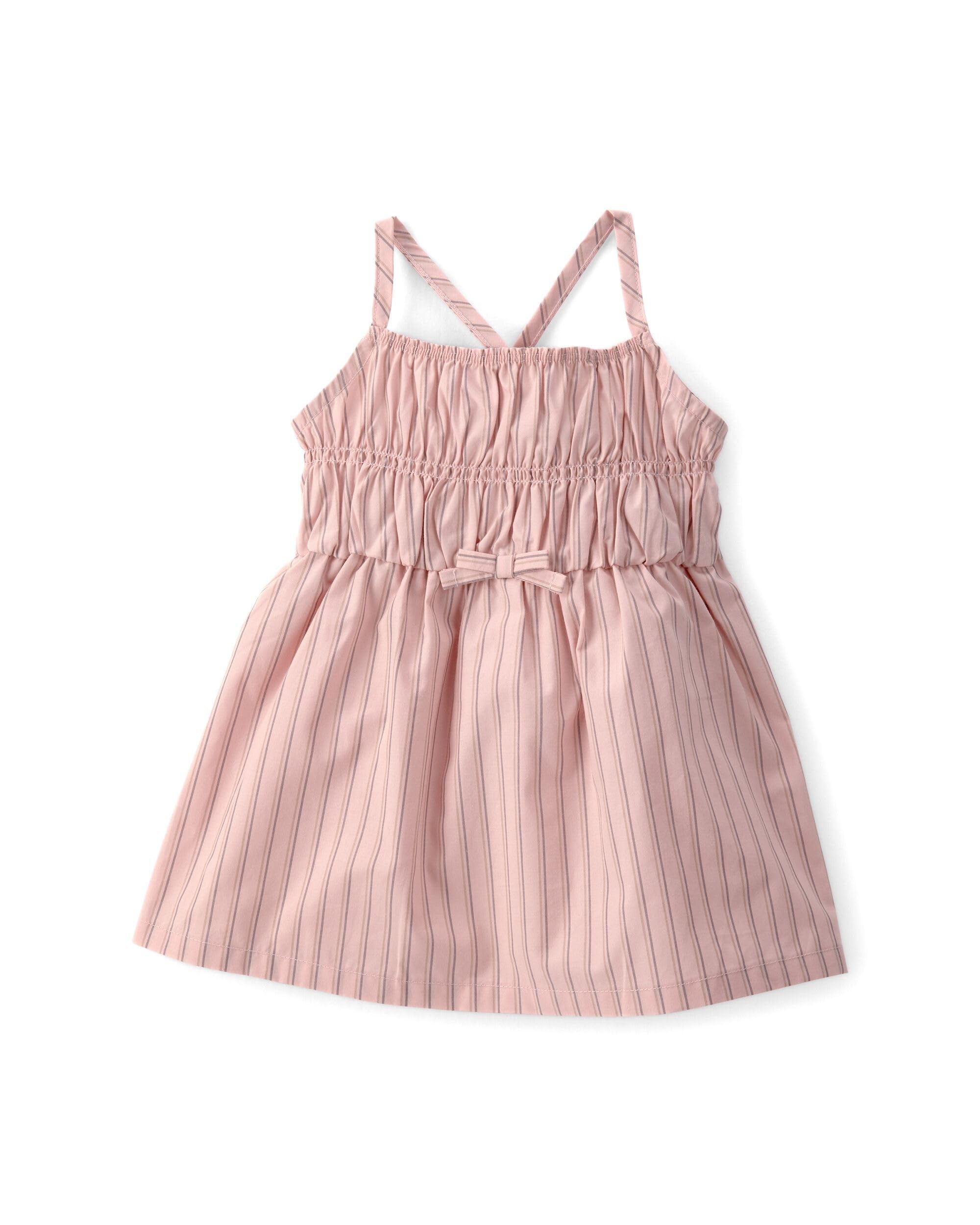 carter's Baby Girl Sleeveless Striped Cotton Dress | Round Neck | Soft & Breathable | Comfortable Casual Wear-picture-10