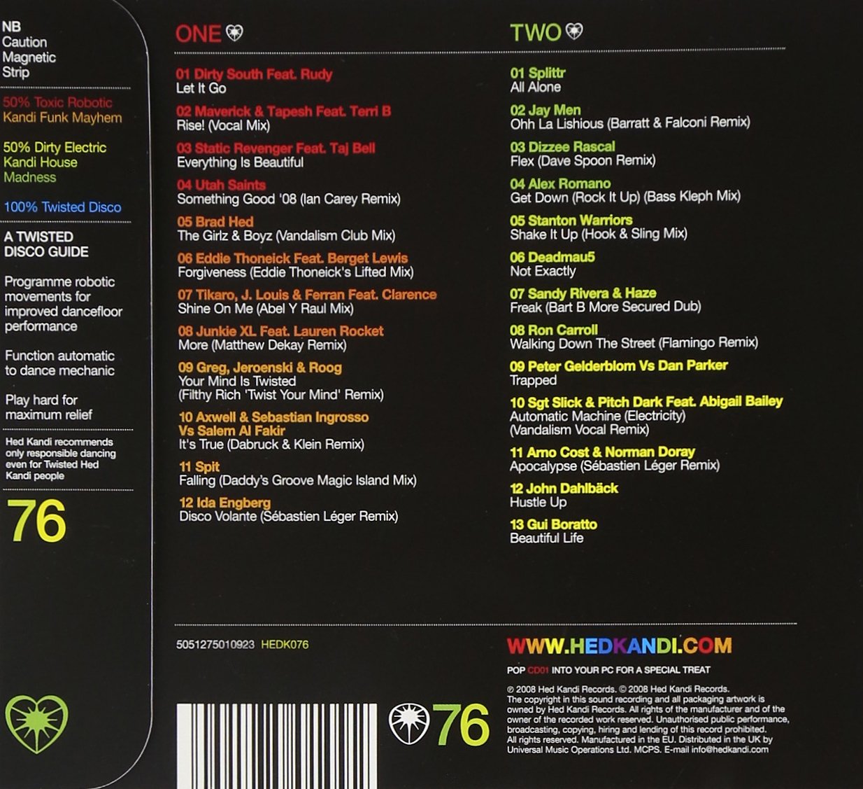 Hed Kandi 76 Twisted Disco