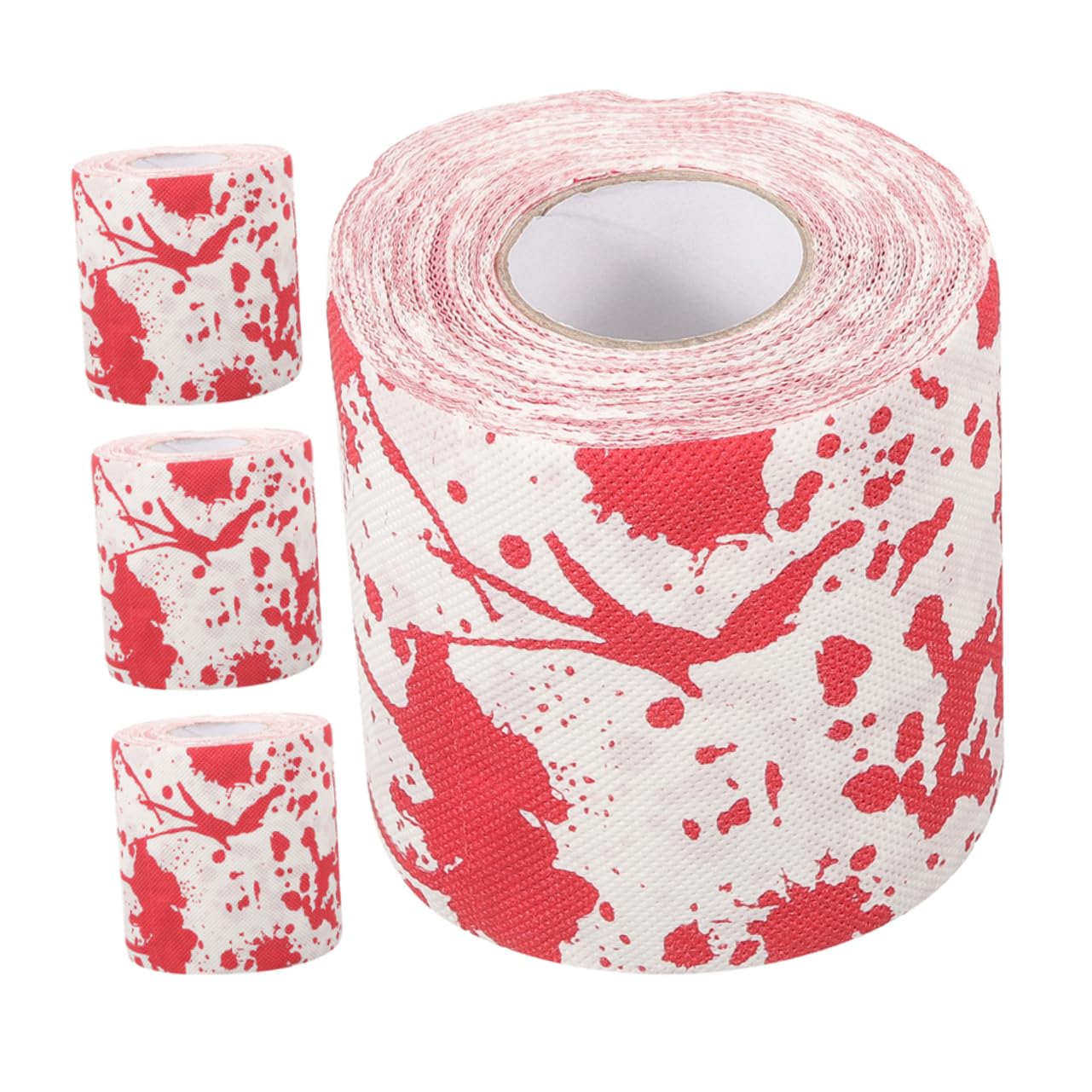 Healvian 20 Rollos Papel Higiénico Halloween con Estampado Mano Sangrienta Decoración Festiva para Baño y Fiesta Papel Absorbente Seguro y Ecológico para Uso Diario y Ambientación