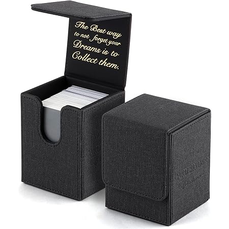 OLROEW Premium Card Deck Box,mtg Card Deck Box,Card Holder Cases,Trading Commander Deck Box - Large Size for 100+ Sleeved Cards - PVC Free Card Holder ...