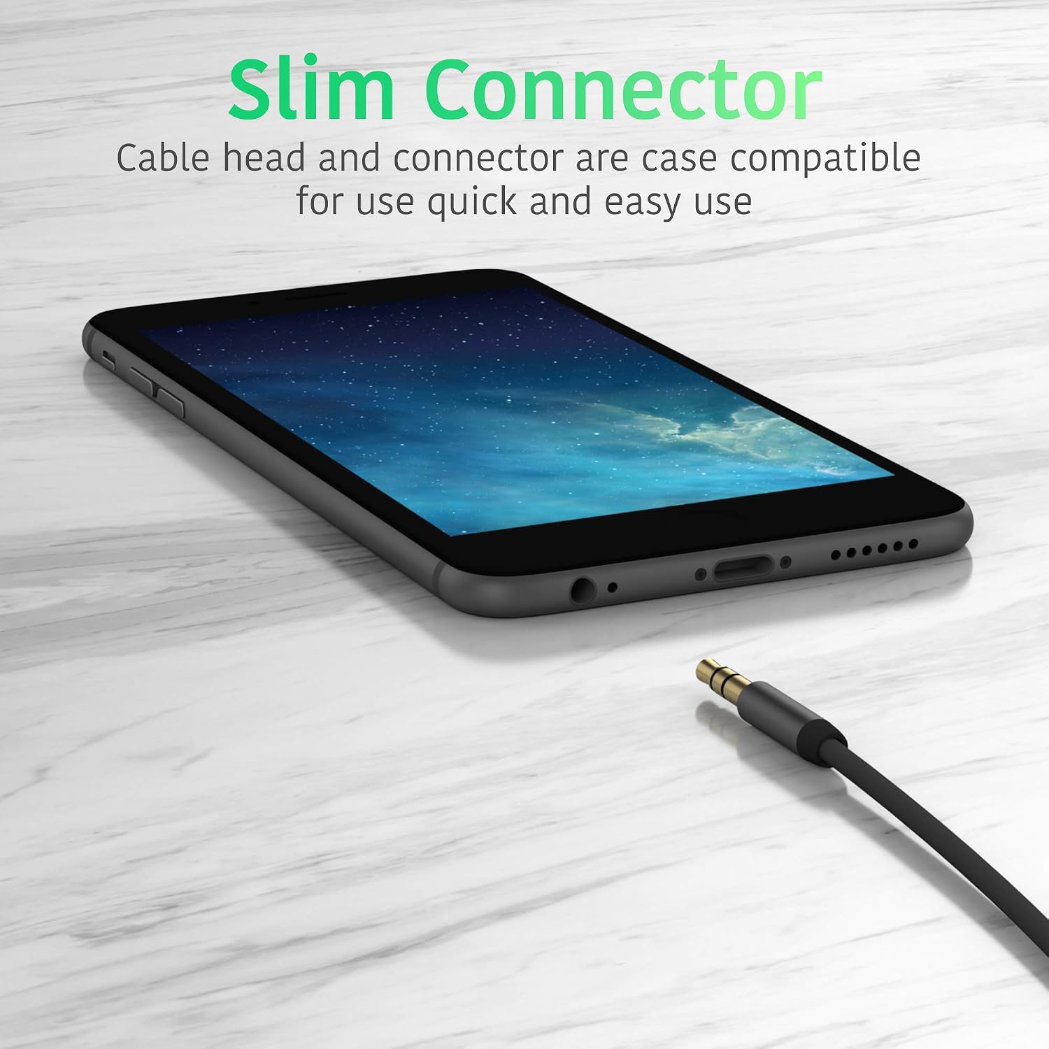 Discount TALK WORKS Aux Cable 3.5mm Audio Cord for Car (2 Pack) 6ft Long Heavy Duty Male to Male Jack Auxiliary Cord Extension Adapter for Apple iPhone, Android for Samsung Galaxy, Headphones, Stereo - Slate Discount 70% TALK WORKS Aux Cable 3.5mm Audio Cord for Car (2 Pack) 6ft Long Heavy Duty Male to Male Jack Auxiliary Cord Extension Adapter for Apple iPhone, Android for Samsung Galaxy, Headphones, Stereo - Slate