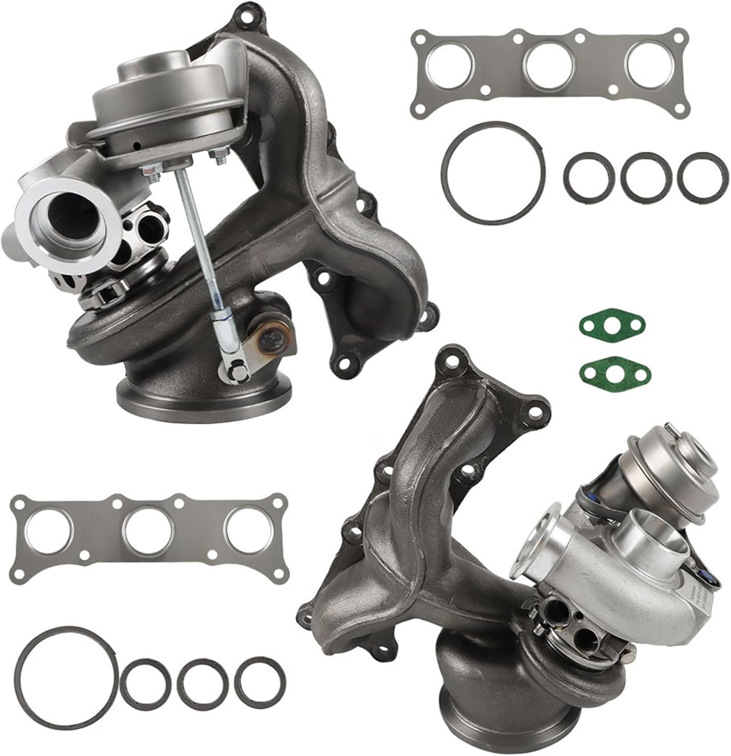 labwork Twin Turbos Turbocharger TD03 Replacement for BMW N54 335i 335xi 335is 3.0L 2007-2013 49131-07016