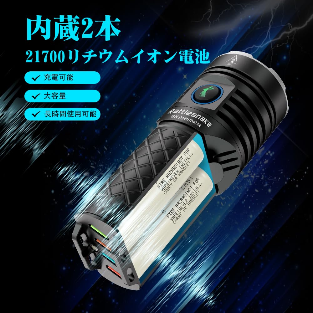 Lumintop小型充電式ハンディライト16000lm(Rattlesnake) Lumintop小型充電式ハンディライト16000lm(Rattlesnake)