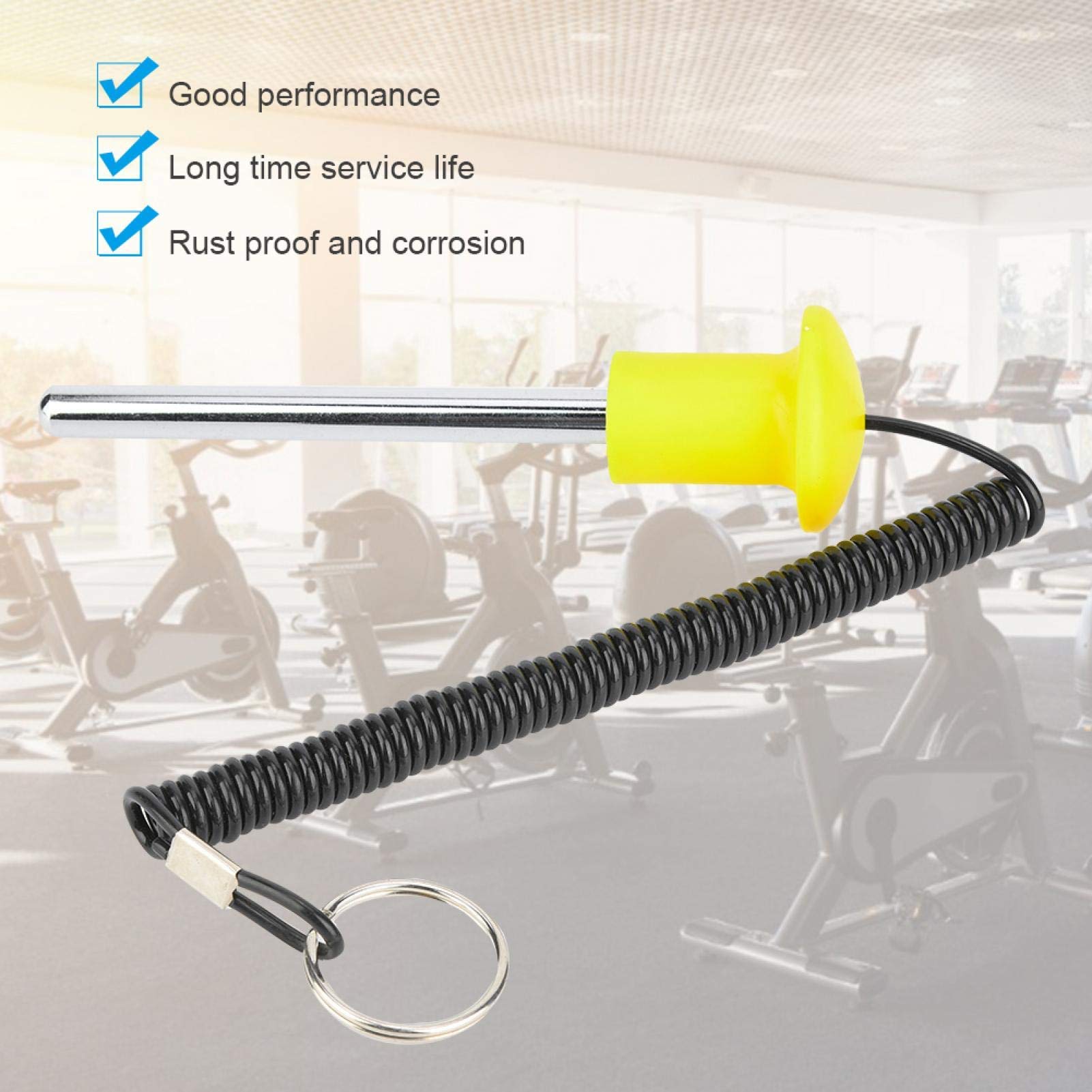 Alomejor – Broche De Sélection De Poids Magnétique Avec Corde De Tirage Pour Rack De Musculation !
