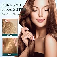 Vista 2 de Mini varita rizadora 2 en 1 y plancha plana para alisar el cabello, plancha de pelo 2024, mini rizador de doble propósito, varita rizadora de viaje