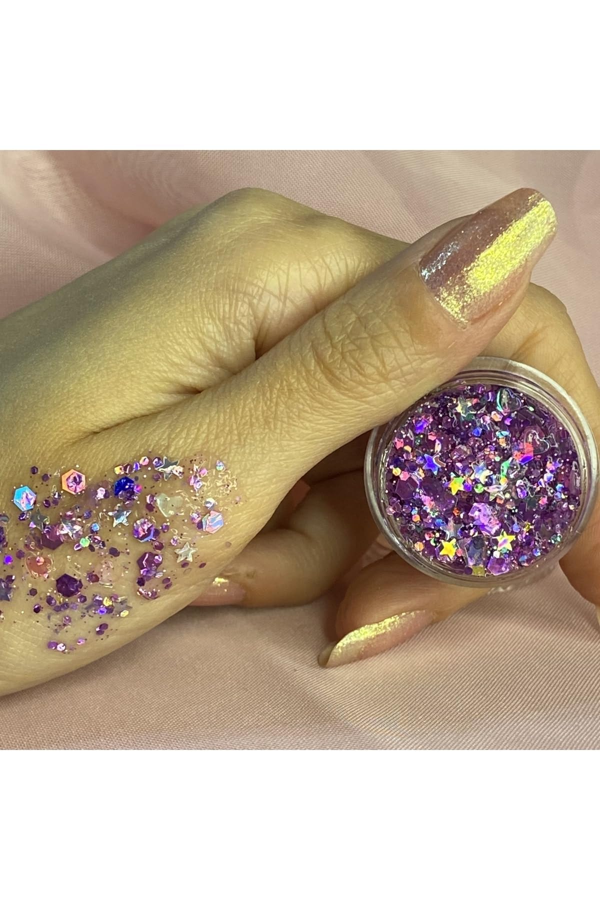Hb Tasarım Glitter Jel Far Parıltı Sim -No:44