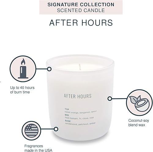 Miniatura 4 de Studio Oh! Vela perfumada con aceites esenciales y cera de mezcla de coco y soja con infusión de fragancia, dura hasta 40 horas, viene en un frasco,