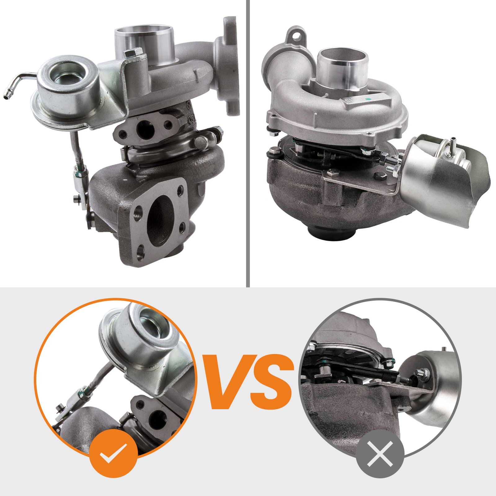 maXpeedingrods Turbosprężarka do Citroën/Peugeot 207 1.6 HDI