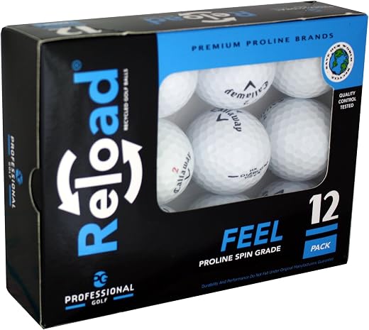 Lostgolfballs Callaway Mix Golf Balls Near Mint 4a AAAA Quality 12 Pack White
