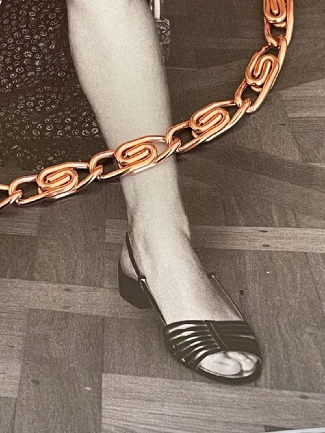 8 1/2 Inch Solid Copper Anklet CA759G-8.5AP - 1/4 of an inch Wide - Made in The USA