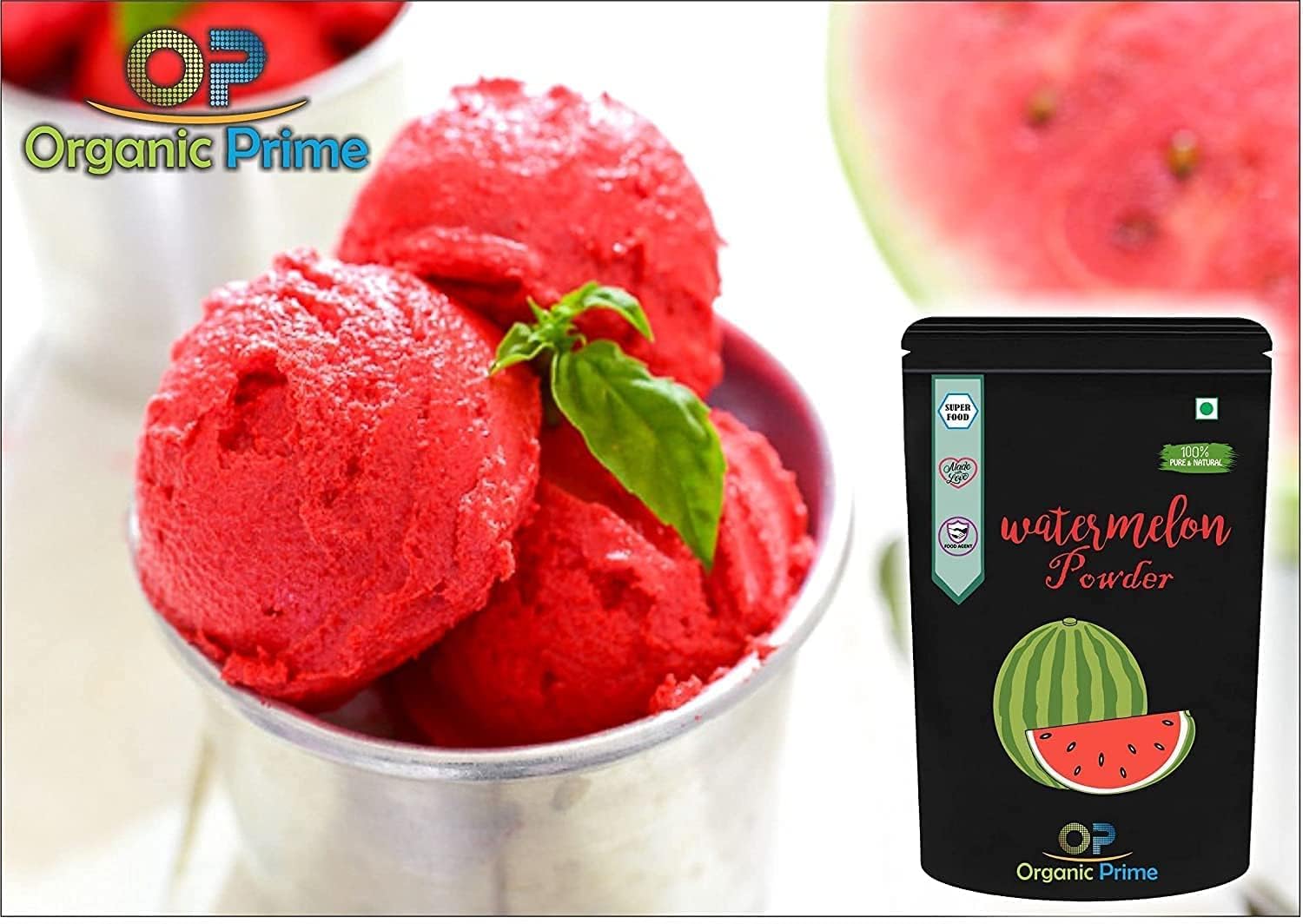 CROW Organic Prime – Polvo de sandía Todo natural y secado por ...