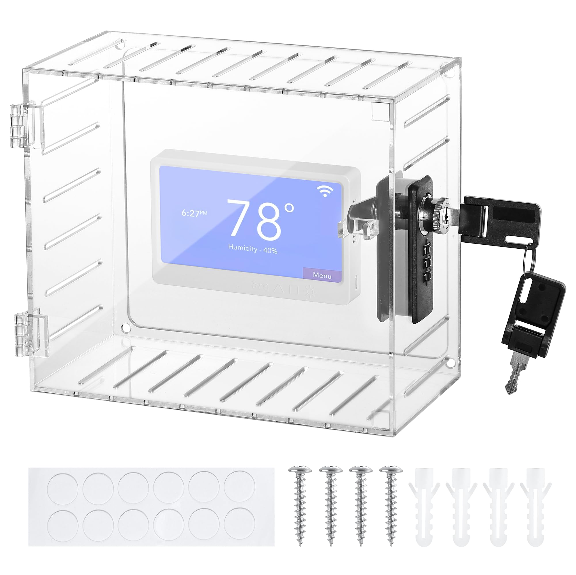 Snapklik.com : Fortstrong Thermostat Lock Box - Security AC Cover