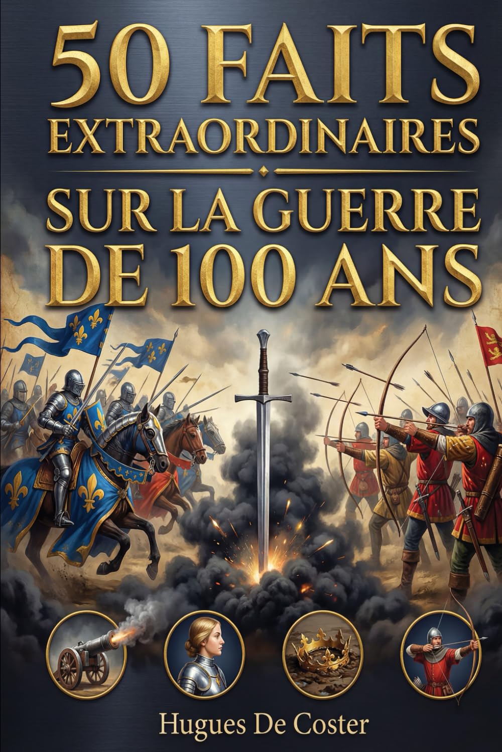50 faits extraordinaires sur la guerre de 100 ans: Secrets, tactiques militaires et destins insolites : le guide illustré des récits oubliés du Moyen Âge