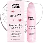 grace and stella Eye Roller with Cooling Metal Rollerball - Under Eye Cream for Dark Circles - With Caffeine and Ceramide - Travel Essentials - Vegan Skincare (15ml / 0.51floz)