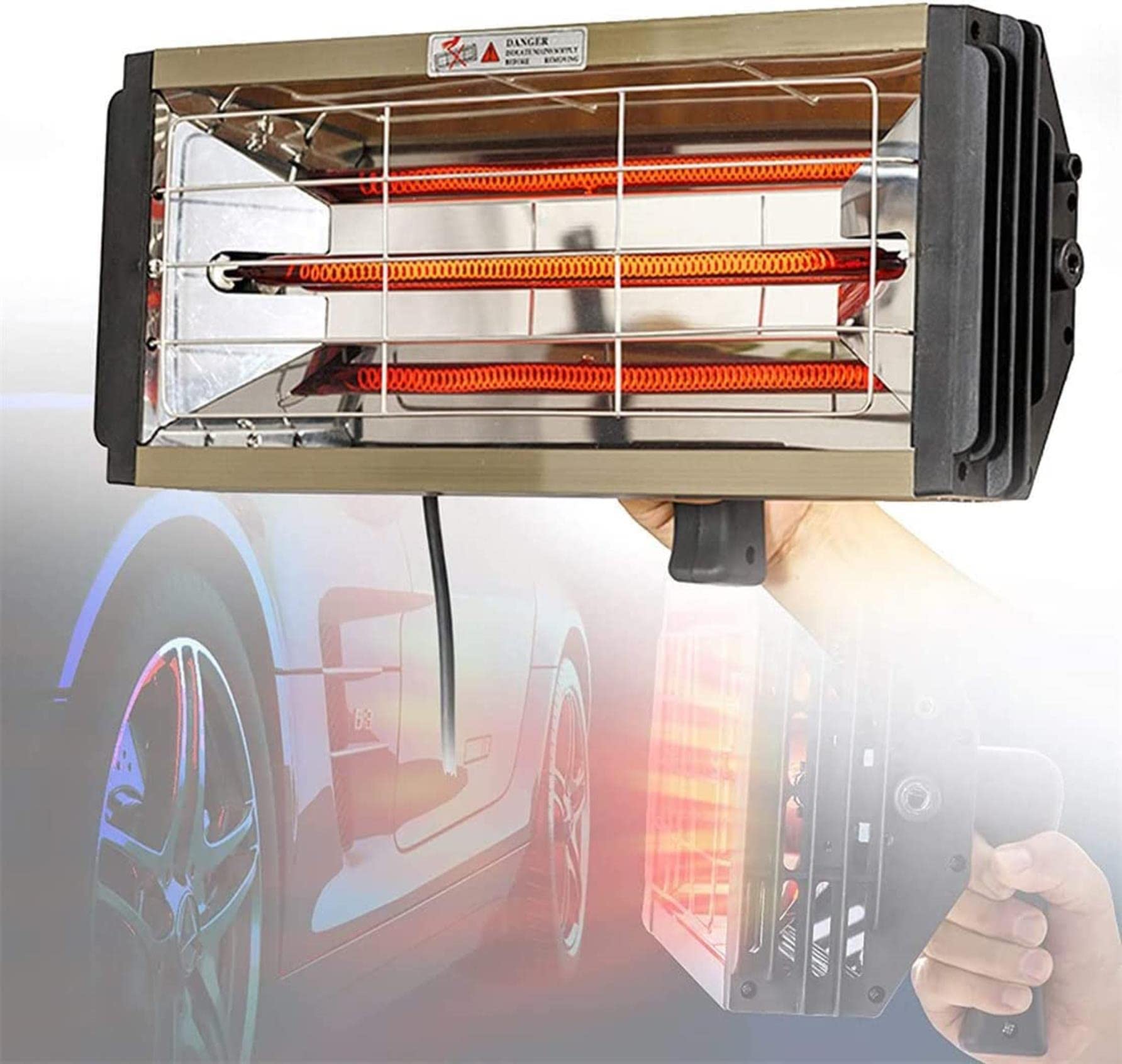Lampe de séchage de peinture infrarouge pour éviter les défauts de vernis carrosserie