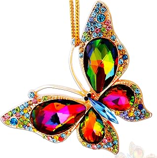 JUNQIU Butterfly Christmas Ornaments 2025, Beautiful Monarch Butterflys Ornament for Tree, Fancy Cute Christmas Ornaments for Kids Girls - Butterfly Gifts for Women