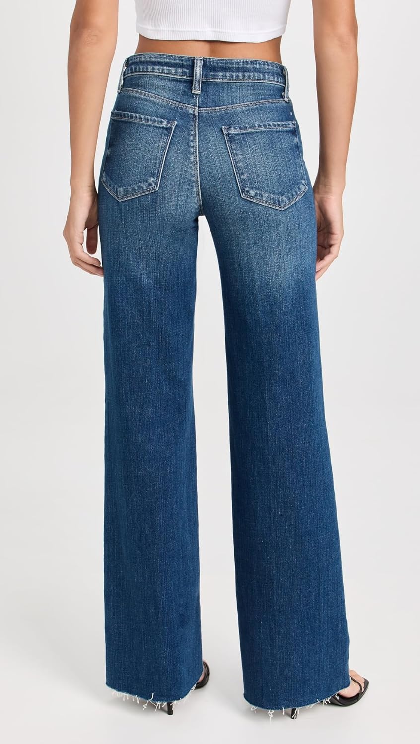 L'AGENCE Women's Scottie High Rise Wide Leg Jeans - Image 3