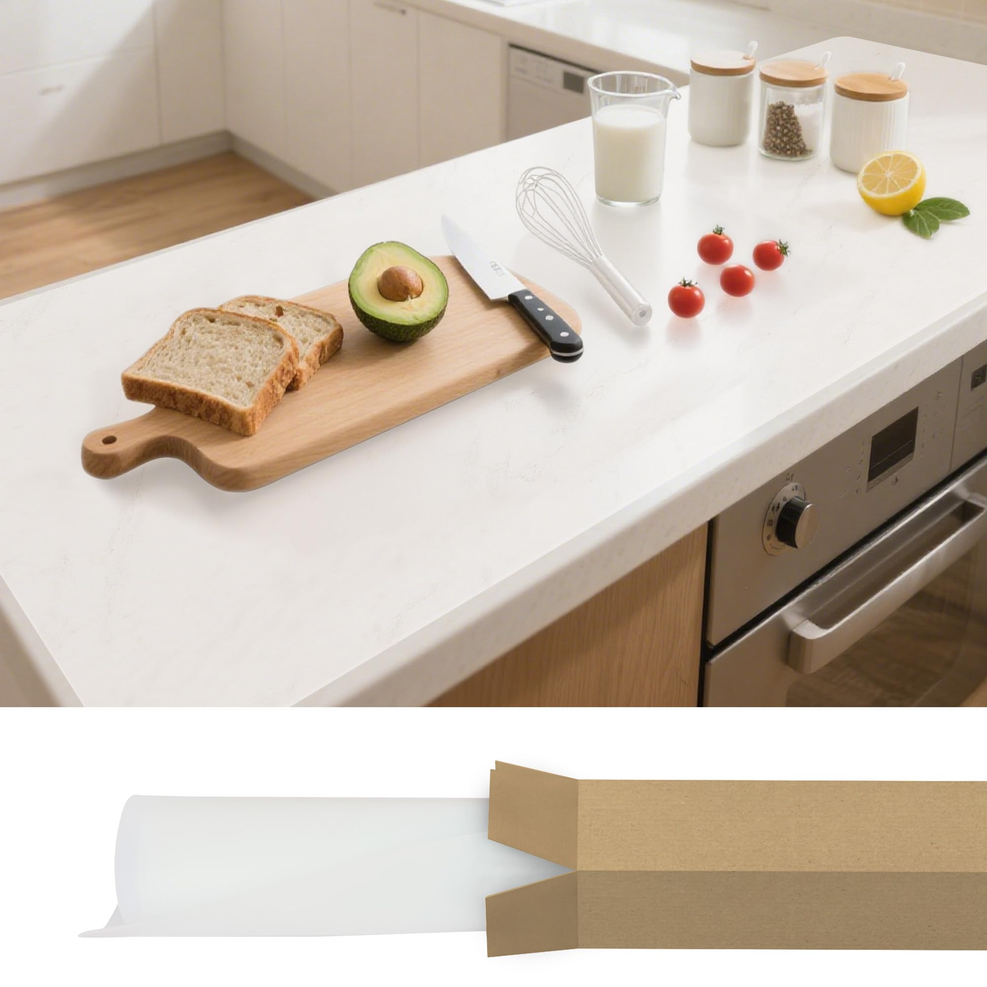 SOSMAR XXXL Groß Silikonmatte 120 x 60cm, Extra Dicke 2mm Arbeitsunterlage, Malunterlage, Bastelunterlage, Hitzebeständig & Rutschfest Silikon Unterlage für Küche, Basteln und Werkbank (Transparent