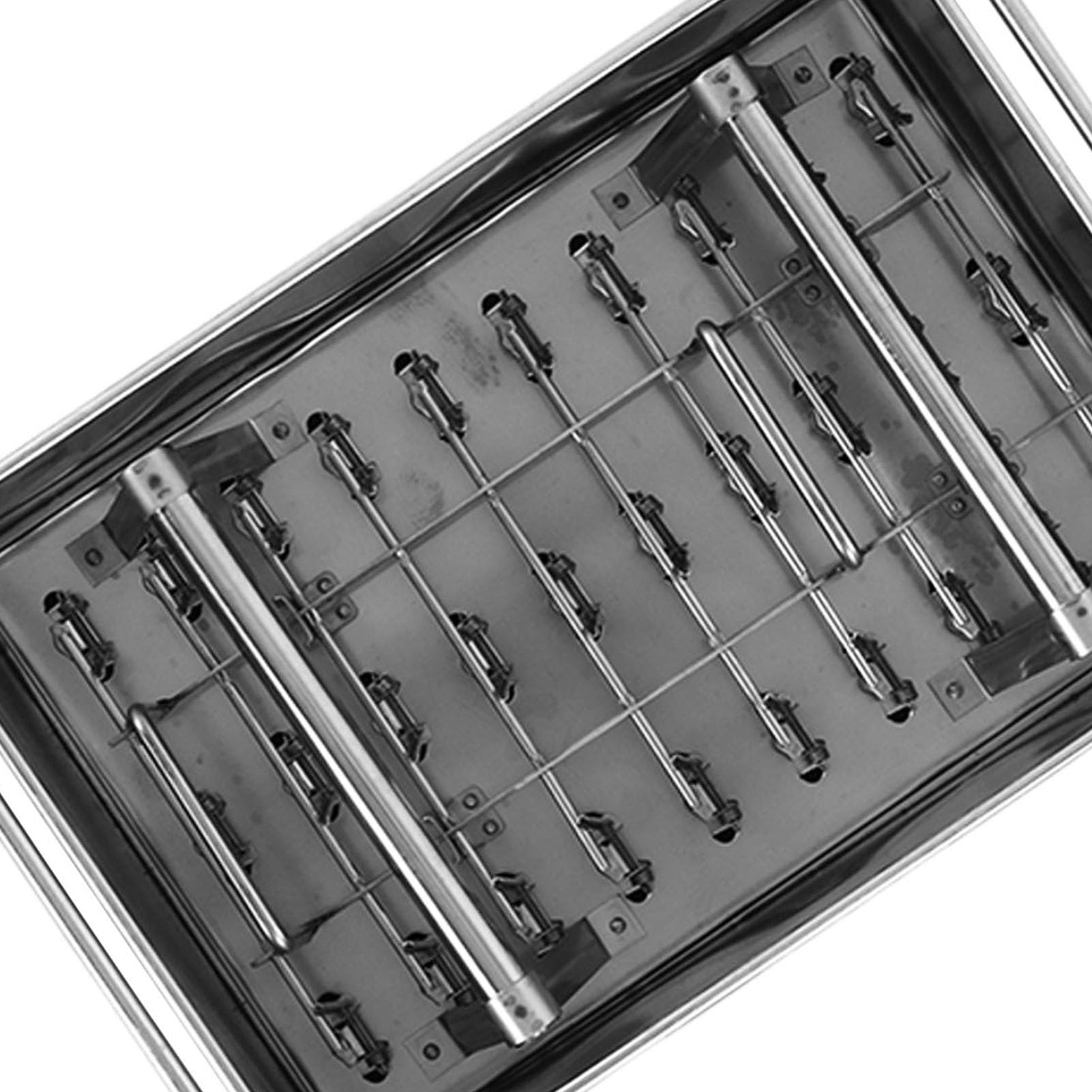 Acouto Molde para Helados de Paletas, Máquina para Hacer Paletas de Hielo de Acero Inoxidable, 30 Moldes para Helados DIY para Golosinas Congeladas, para Niños y Fiestas