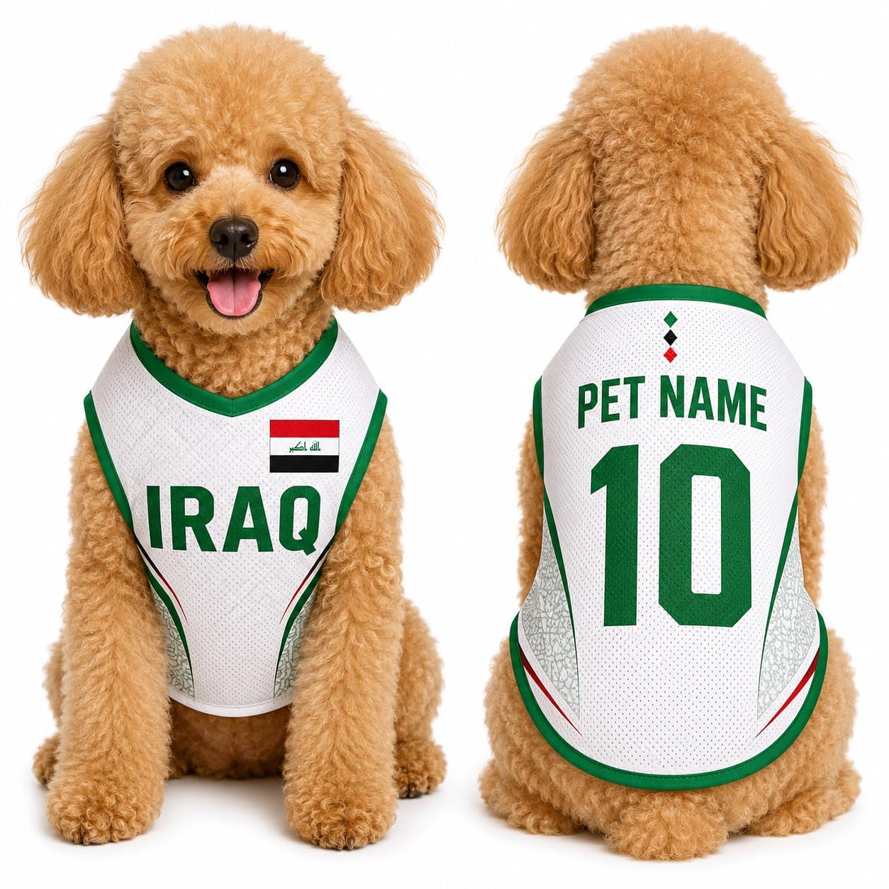 Custom Dog Football Jersey with Name Number Logo, Personalised 2026 Pet Jersey, Breathable Quick Dry T-Shirt for Small Medium Large Dogs, Gift for Fans