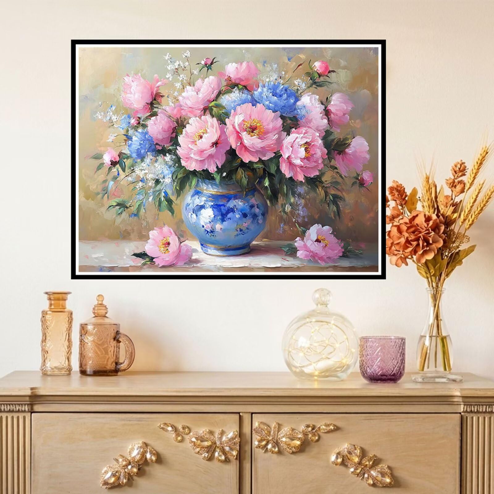 Zestawy do malowania diamentami 5D dla dorosłych – zestaw artystyczny retro 60 x 80 cm, sztuka kryształowa dla dzieci, haft krzyżykowy, haft górski, rękodzieło, dekoracja ścienna domu, idealne
