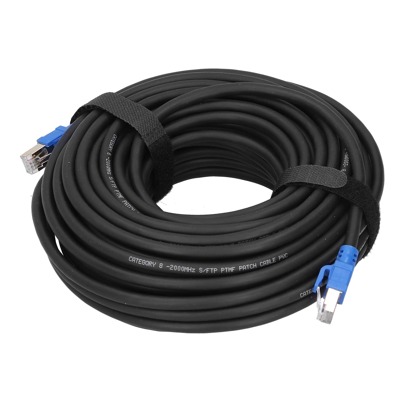 Jectse Cavo Ethernet Cat8, Cavo di Rete LAN Ad Alta velocità da 40 Gbps 2000 MHz, con Connettore RJ45 Placcato in Oro e Doppino Intrecciato Schermato per Router Modem Console di Gioco PC (20m)