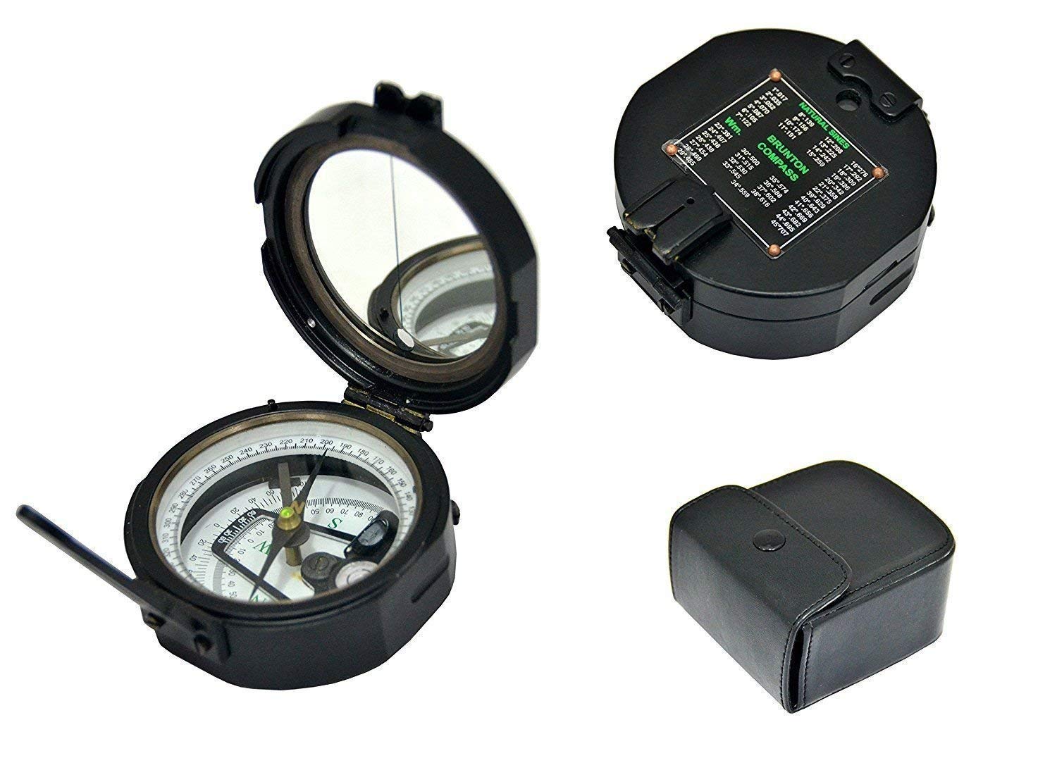 generic Brass Geological Brunton Compass Transit Survey Compass, for Survey Testing & Measuring-picture-40