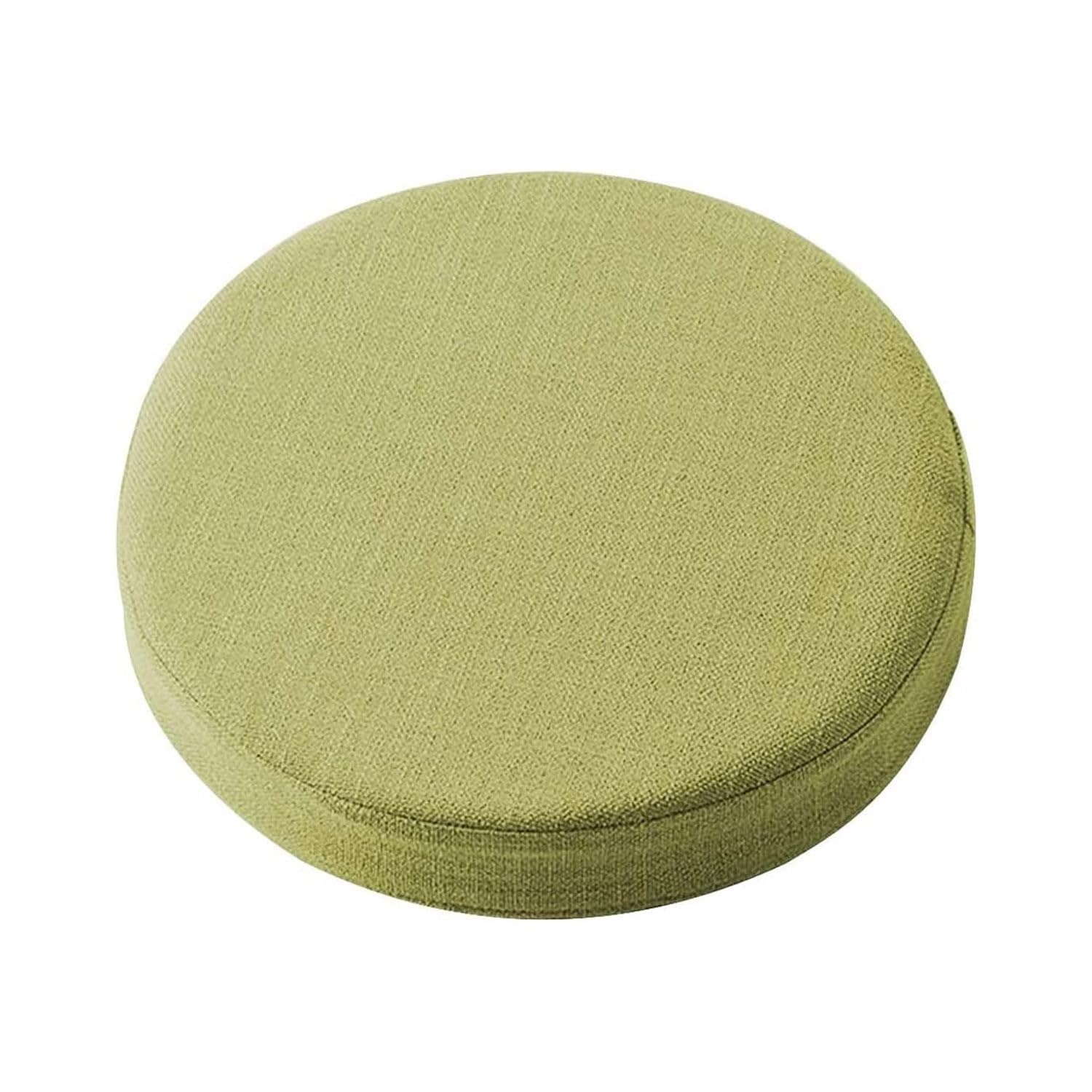 Waigg Kii Thick Round Chair Cushions Seat Pad,Round Washable Chair Seat Cushion for Indoor Outdoor Dining Patio Non-slip Chair Pad (35X35X8CM,Green) — image 1