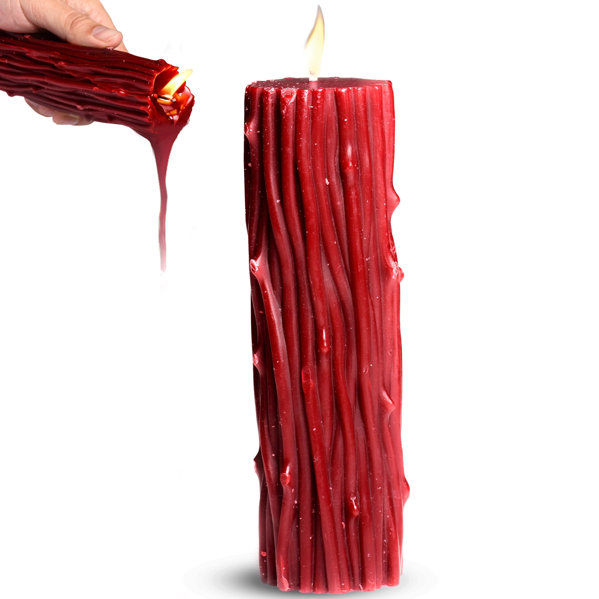 Thorn - Candela a goccia per benessere e relax e massaggio romantico con candela. Basso punto di fusione. Cera per il corpo alla paraffina non profumata. Regalo perfetto per la cura di sé. 1 pezzo,