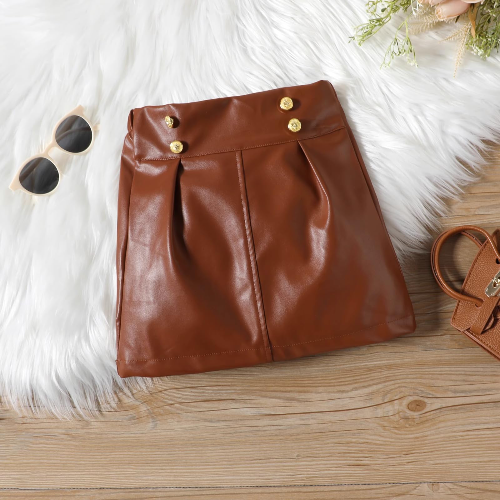 Miipat Completini Bambina Set di Vestiti Autunno Inverno Bambini Ragazze Abiti Maniche Lunghe Pullover con Mini Gonne Set di Abbigliamento Abiti per Ragazze