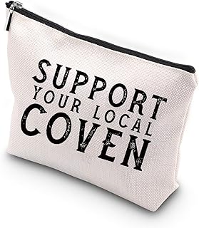 Wiccan Halloween Witch Gift Support Your Local Coven Witch Aesthetic Wicca Witchcraft Cosmetics Bag (SUPPORT YOUR LOCAL COVEN)