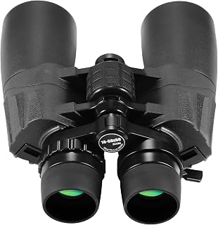 10-30X50 High Powered Zoom Binoculars for Adults - Professional Military HD Binoculars with BAK4 Prism/FMC Lens/Large View/Waterpoof/Low Light Night Vision for Bird Watching, Hunting, Outdoor, Hiking