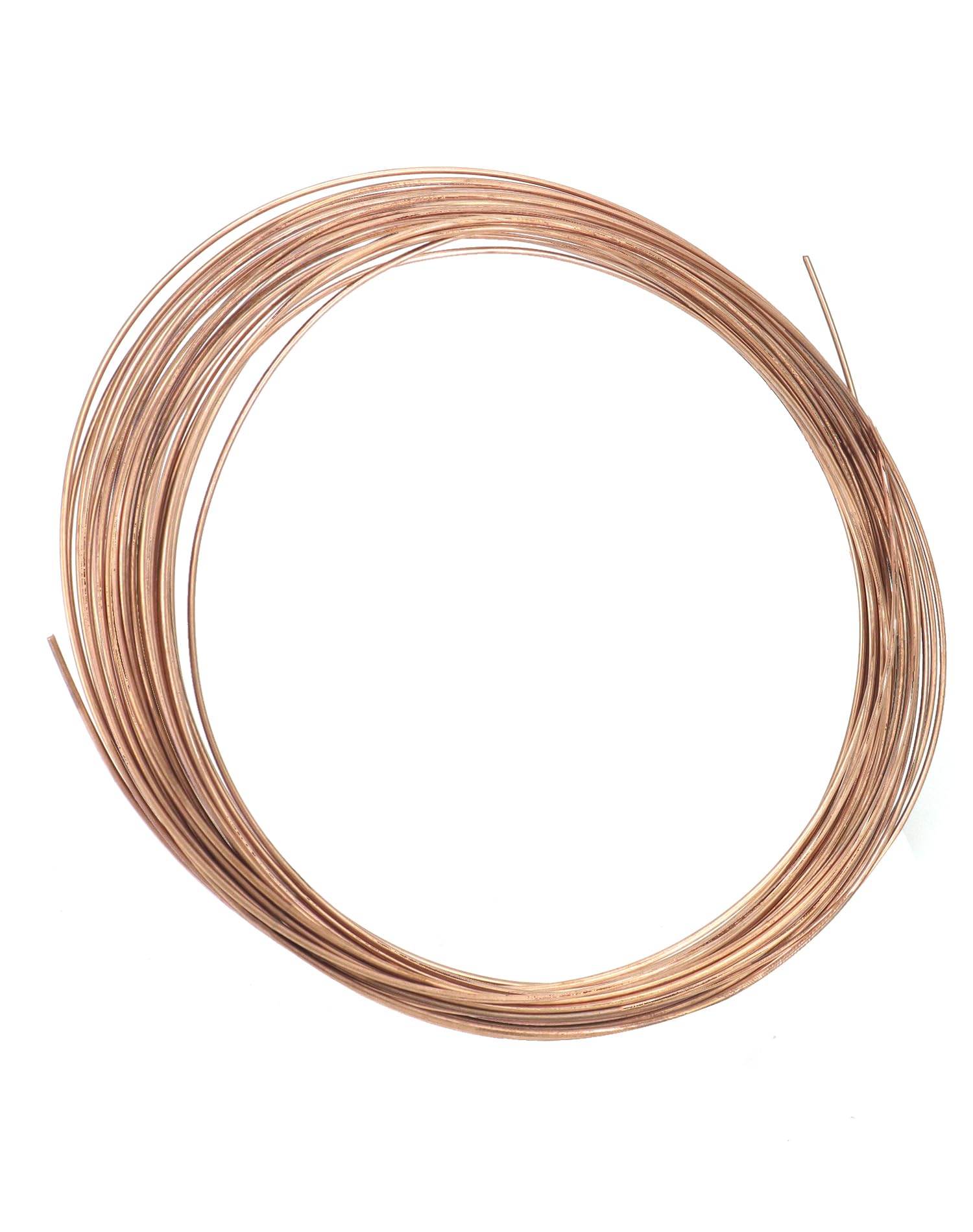 QWORK Hilo de Cobre Puro Ø2mm 10m Alambre Cu 99 DIY