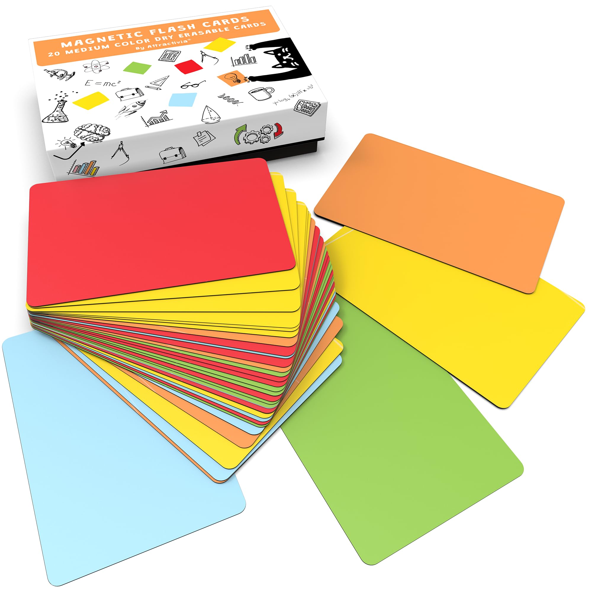 Attractivia Dry Erase Magnetic Labels 5.6 x 3.7 in, Dry Erase Magnets, 36-Pack, White Erasable Write-On All-Purpose Labels, for Office, Education, Home, Whiteboard — Amazon image 20
