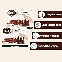 Vista 55 de TRUMIRI Copal Incense Cones - Total 20 Cone Incense - Dual Pack of 10 Insence Cones - Incense Cones Scented - Cone Incense Scents - Insense Cones