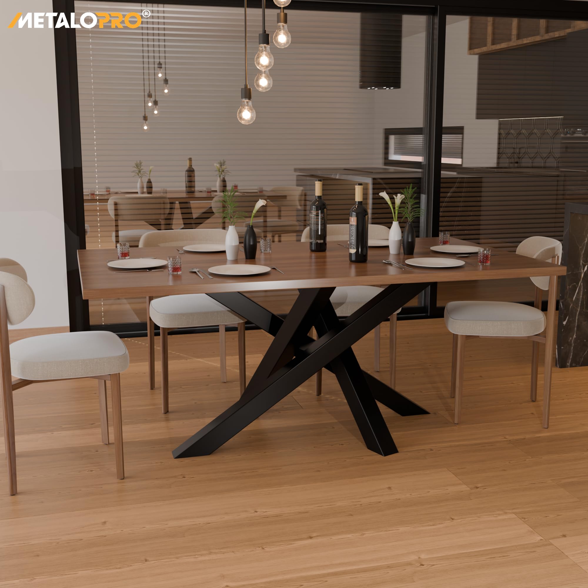 Struttura Tavolo Acciaio 120x70x72 cm – Telaio Robusto Esstisch Scrivania Tavolino Design Moderno Industriale