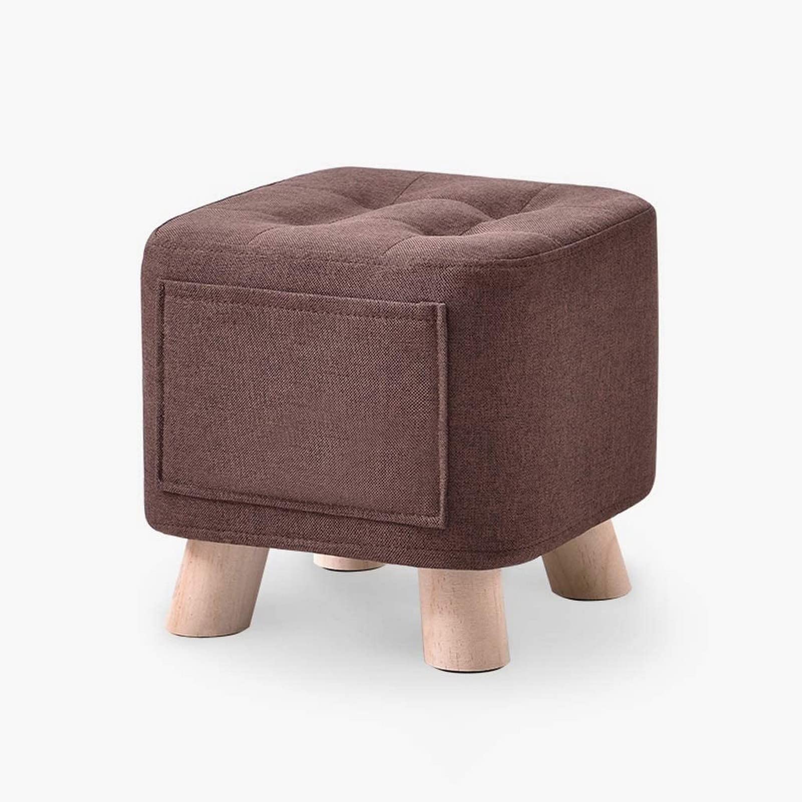 Repose-pieds carré bois pour soulager les jambes et décorer le salon