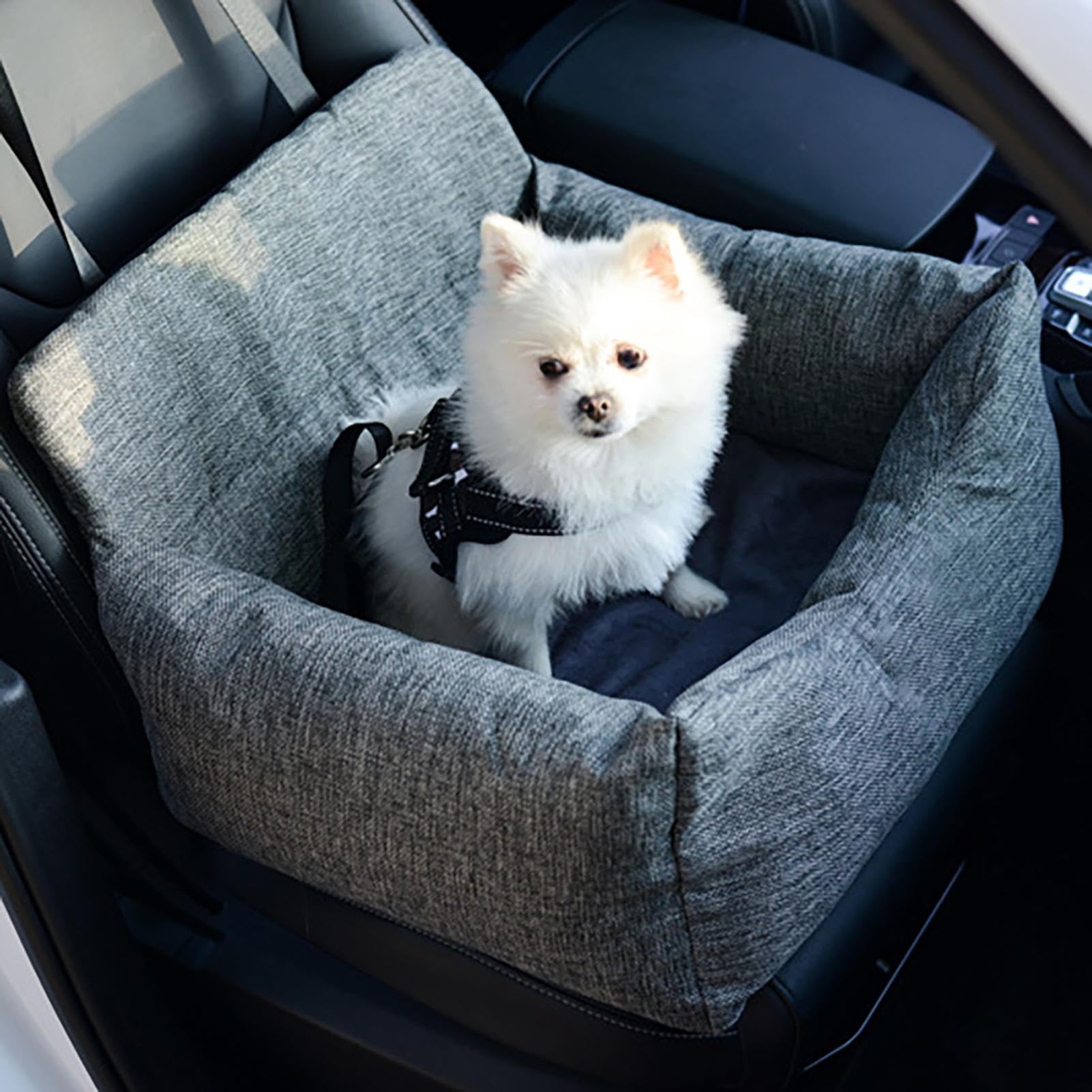 ¿Asiento Elevado de Viaje para Mascotas? Caseta portátil, Cama de Viaje | Transportador Plegable para Mascotas, Jaula Impermeable para Perros para Razas pequeñas, Gatos, cojín extraíble, diseño