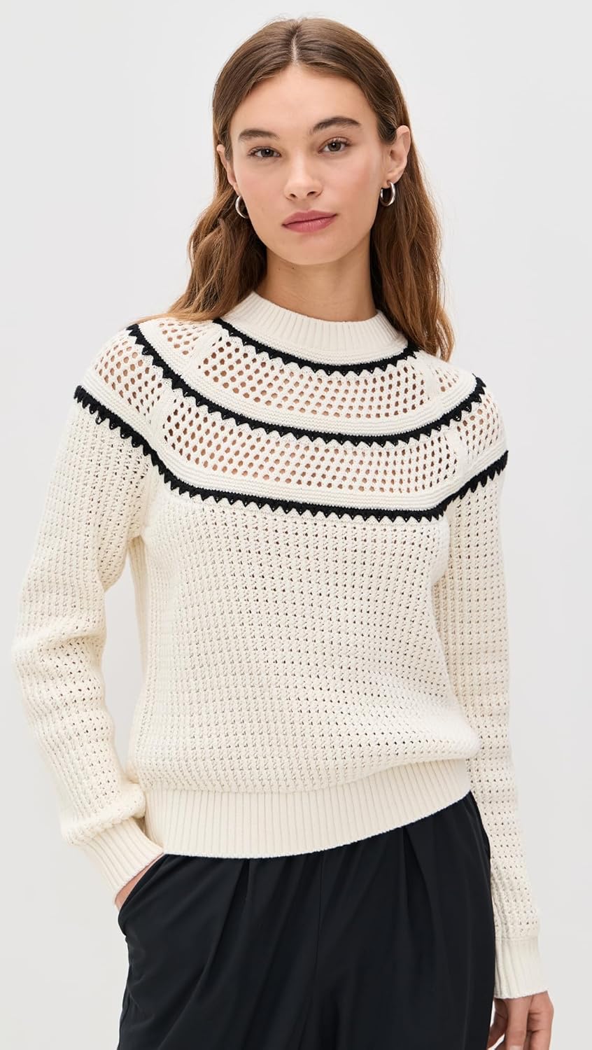 Varley Women's Padbury Pointelle Knit Sweater - Image 2