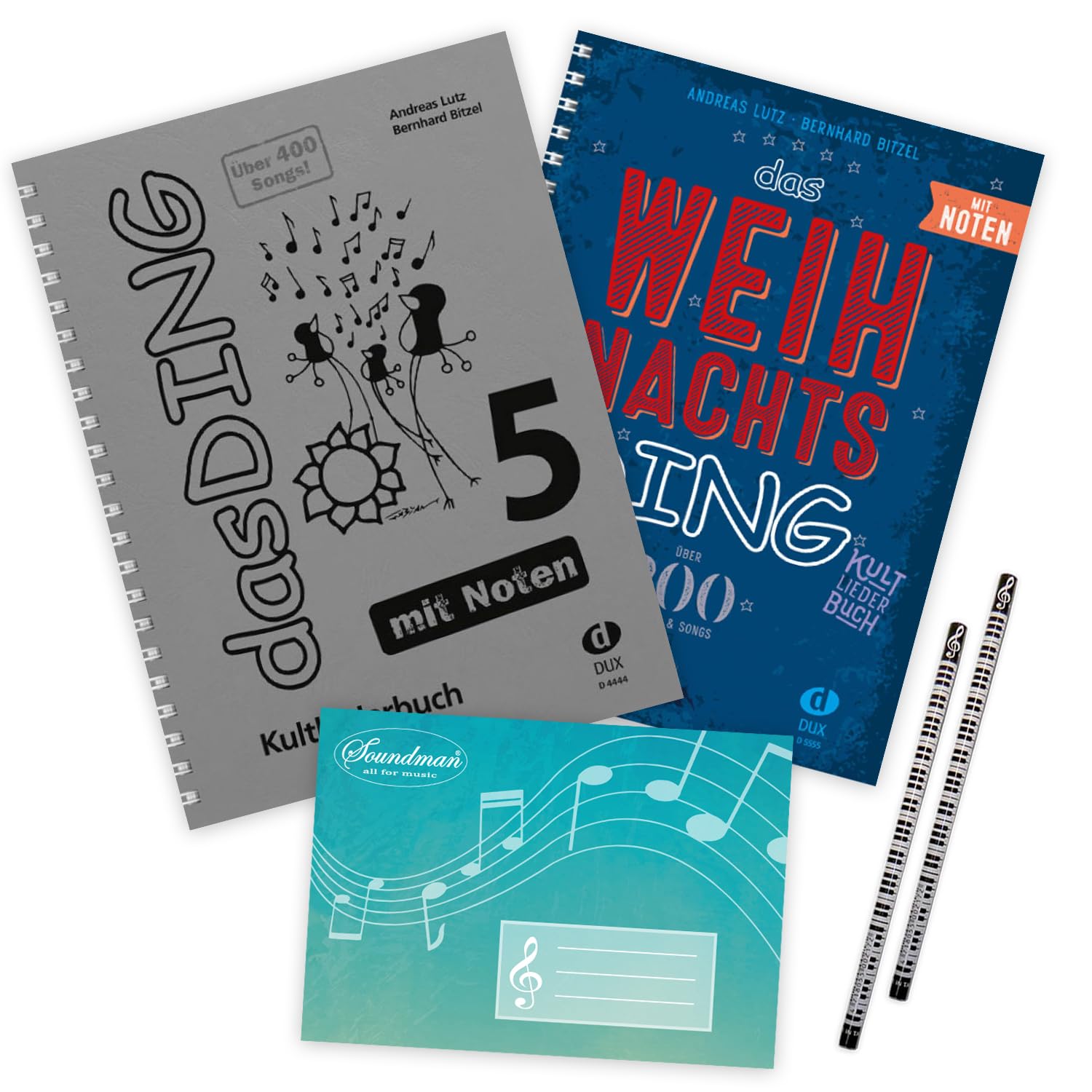 La cosa 5 e la cosa di Natale con note: (starter set) – libro di canzoni di culto