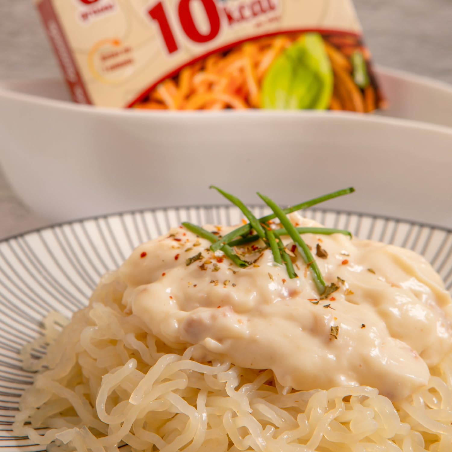 (x6) Pasta Konjac FITstyle | Konjac | Sin calorías | Saciante | Escurrir, aliñar y listo (2 x Tallarines - 2 x Spaghetti - 2 x Arroz) — view 7