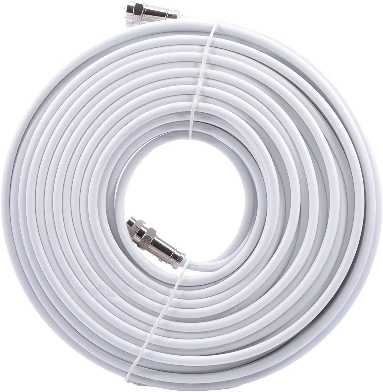 Smedz 30 m Twin Satellite Shotgun Coax Cable Extension Kit with Premium