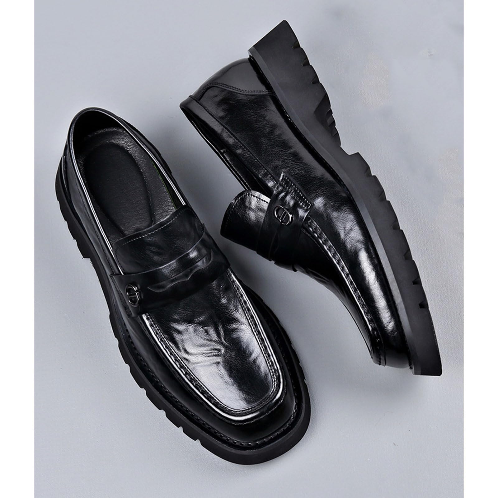 Formelle Business Lederschuhe Für Herren, Modische Lässige Penny Loafer, Bequeme Slipper